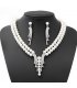 SET693 - Elegant Pearl Drop Necklace Set